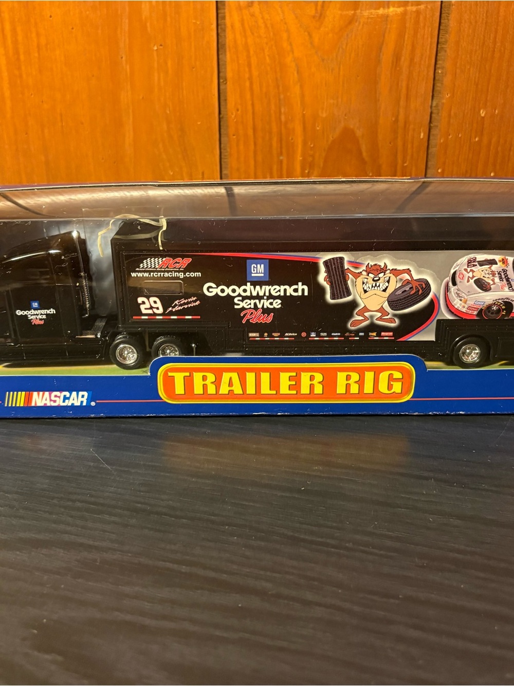 Nascar Goodwrench Black Trailer Rig Playset